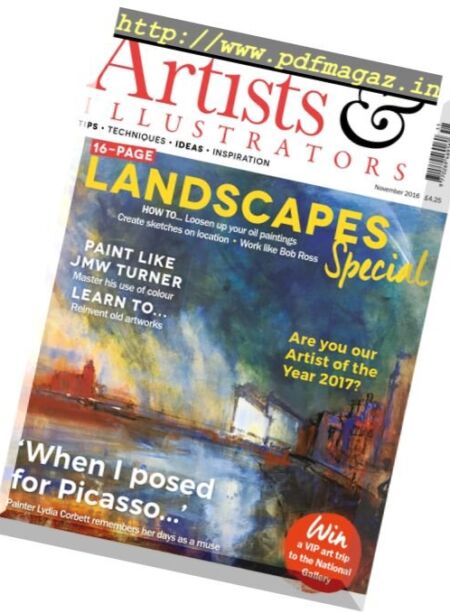 Artist & Illustrators – November 2016 Cover