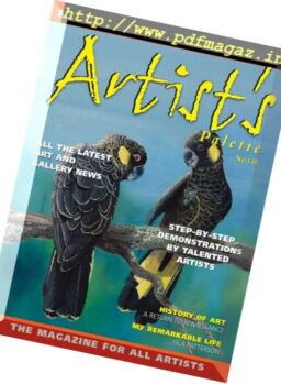 Artist’s Palette – Issue 149, 2016