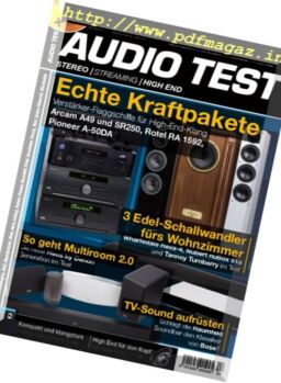 Audio Test – Nr.7, 2016