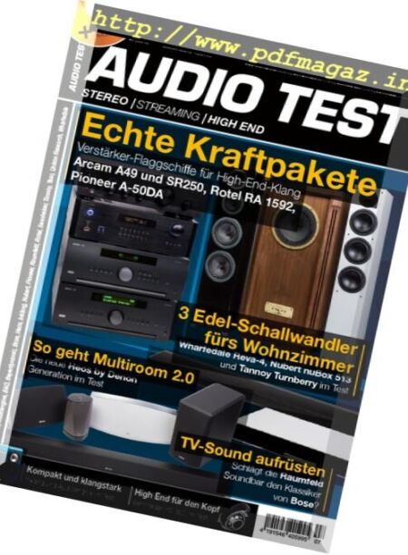 Audio Test – Nr.7, 2016 Cover