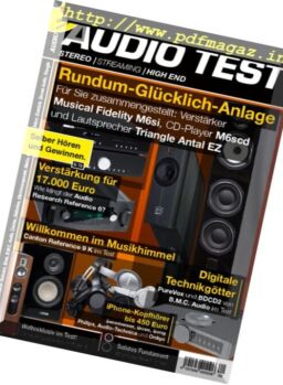 Audio Test – Nr.8, 2016