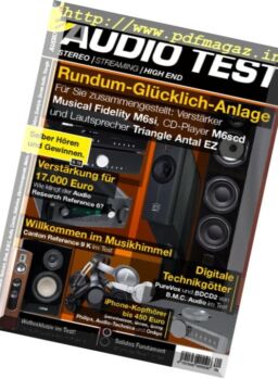 Audio Test – Nr.8, 2016