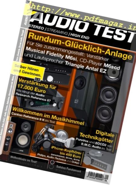 Audio Test – Nr.8, 2016 Cover