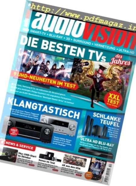 Audiovision – November 2016 Cover
