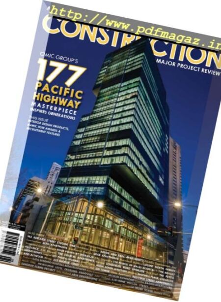 Australian National Construction Review – October 2016 Cover