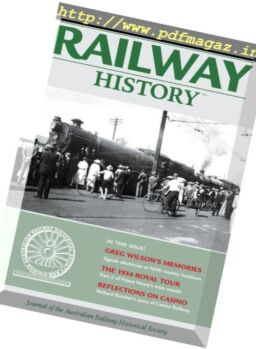 Australian Railway History – August 2016