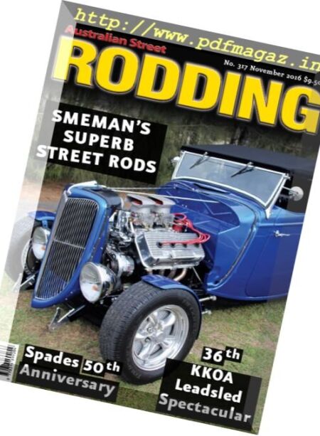 Australian Street Rodding – November 2016 Cover