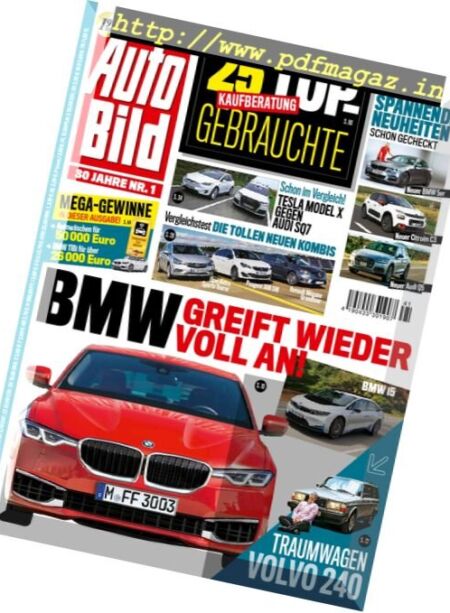Auto Bild Germany – 14 Oktober 2016 Cover