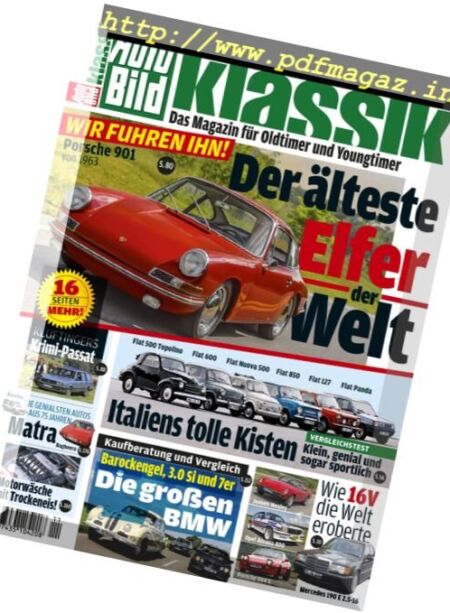 Auto Bild Klassik – November 2016 Cover
