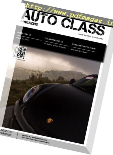 Auto Class Magazine – October 2016 Cover