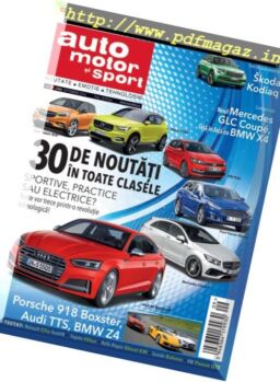 Auto Motor si Sport – Septembrie 2016