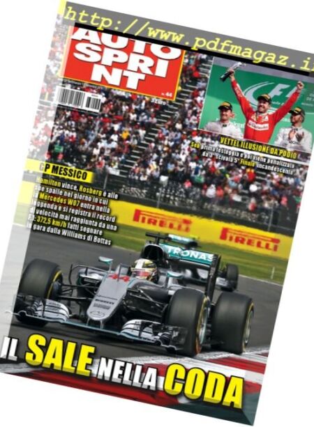 Auto Sprint – 1 Novembre 2016 Cover