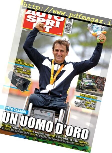 Auto Sprint – 27 Settembre 2016 Cover