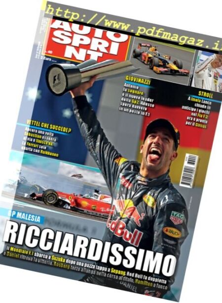 Auto Sprint – 4-10 Ottobre 2016 Cover