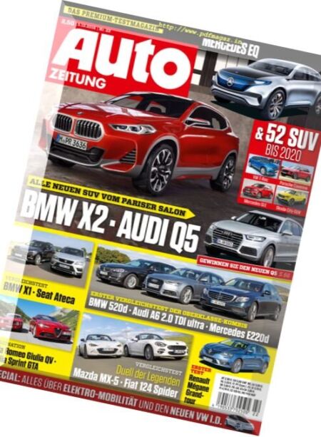 Auto Zeitung – 5 Oktober 2016 Cover