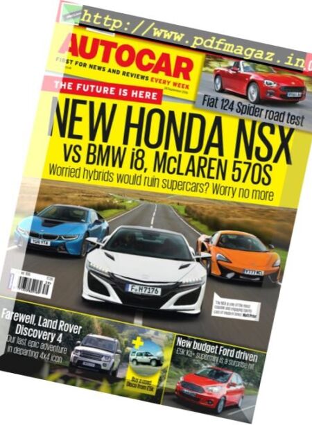 Autocar UK – 28 September 2016 Cover