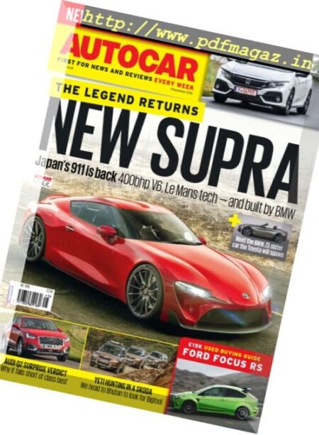 Autocar UK – 9 November 2016 Cover