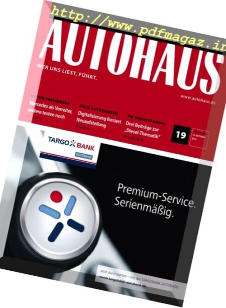 Autohaus – Nr.19, 2016 Cover