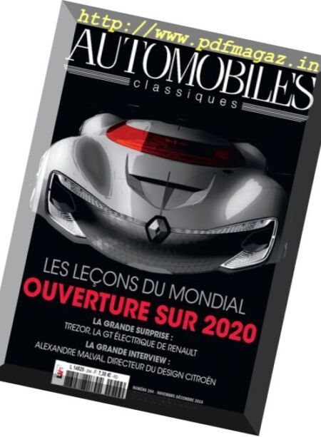 Automobiles Classiques – Novembre-Decembre 2016 Cover