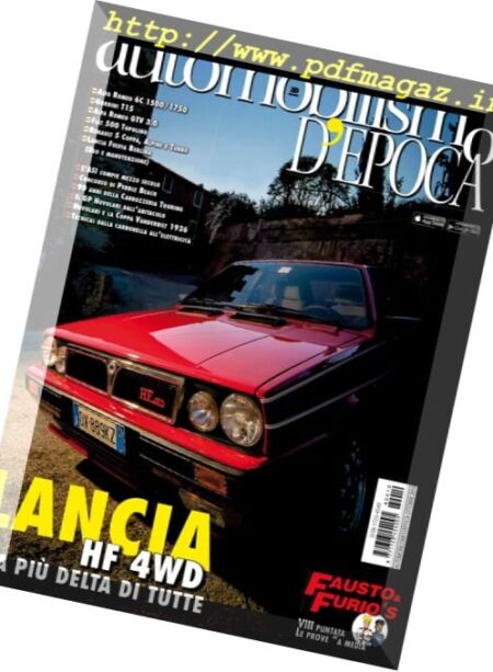 Automobilismo d’Epoca – Ottobre 2016 Cover
