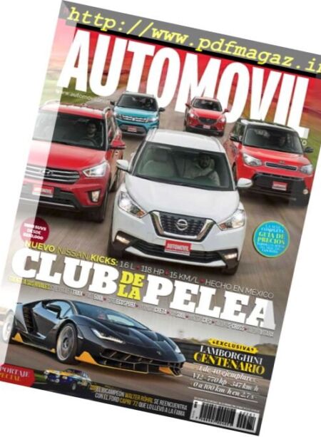Automovil Panamericano – Octubre 2016 Cover