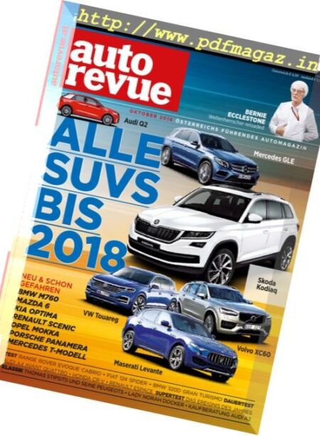 Autorevue – Oktober 2016 Cover