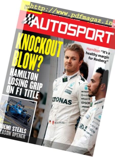 Autosport – 13 October 2016 Cover