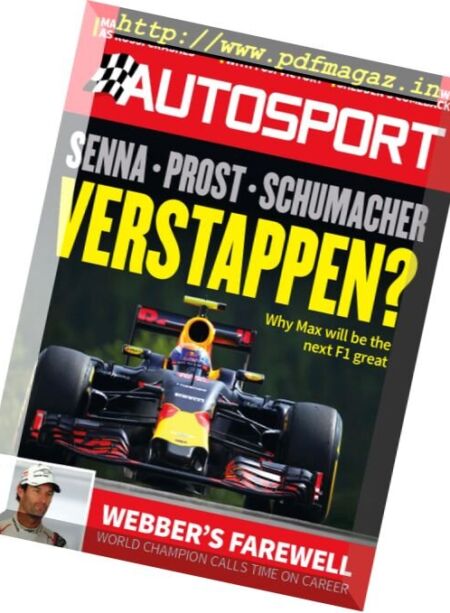 Autosport – 20 October 2016 Cover