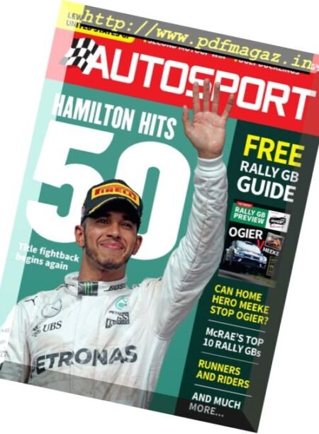 Autosport – 27 October 2016 Cover