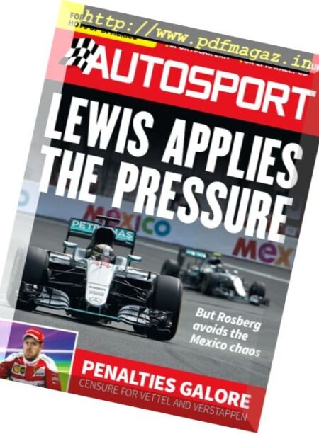 Autosport – 3 November 2016 Cover