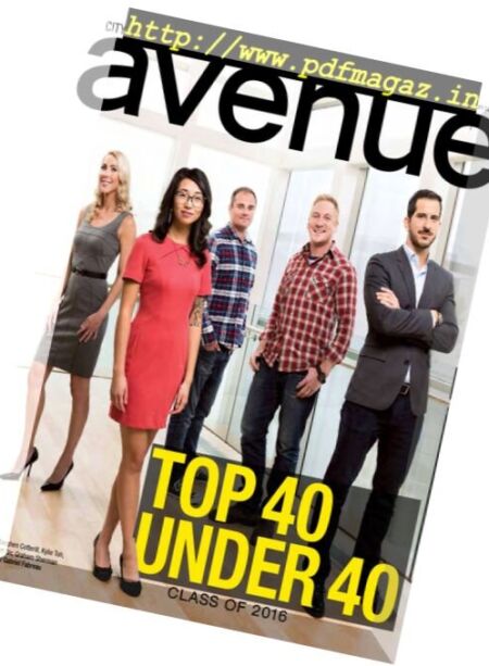 Avenue Calgary – November 2016 Cover