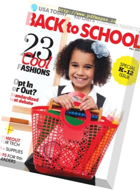 Back to School – Fall 2016 Cover