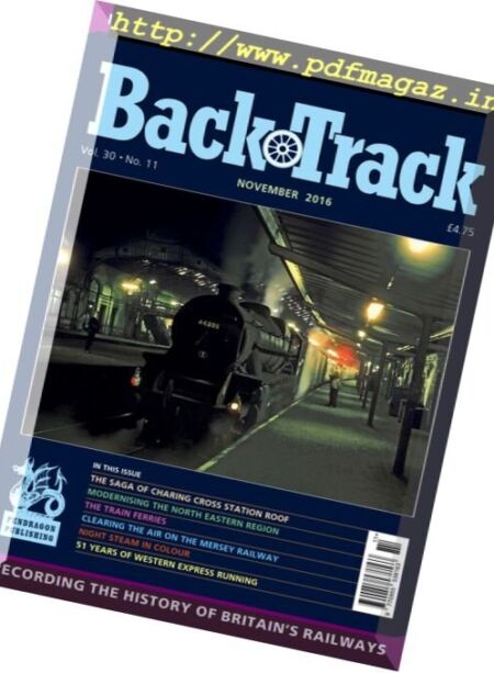Backtrack – November 2016 Cover