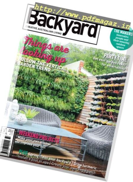 Backyard – Issue 14.3, 2016 Cover