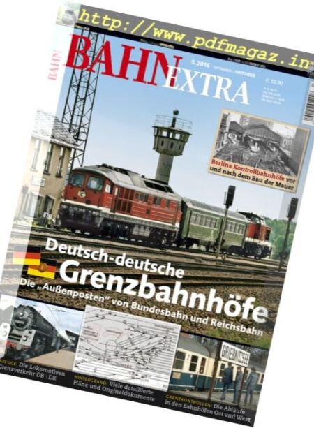 Bahn Extra – September-Oktober 2016 Cover