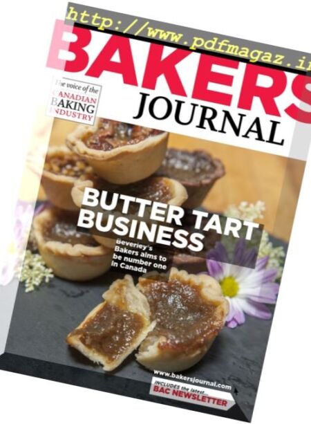 Bakers Journal – August-September 2016 Cover