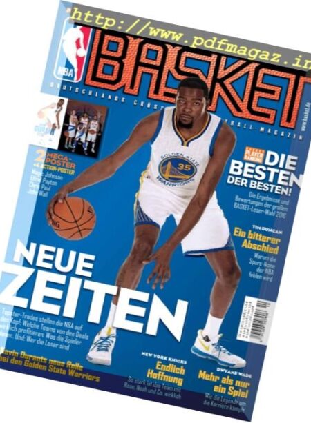 Basket – N 9-10, September-Oktober 2016 Cover