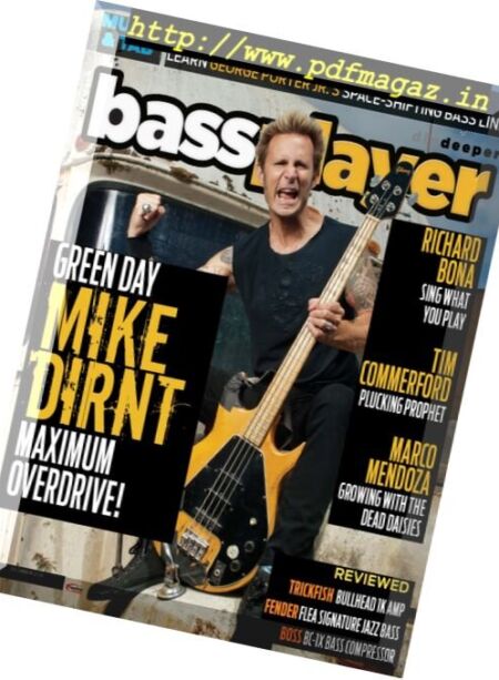 Bass Player – December 2016 Cover