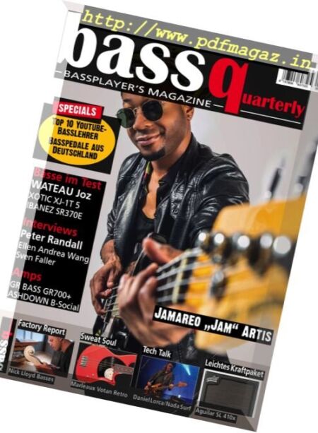 Bass Quarterly – September-Oktober 2016 Cover