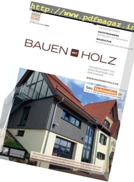 Bauen mit Holz – Nr.10, 2016 Cover