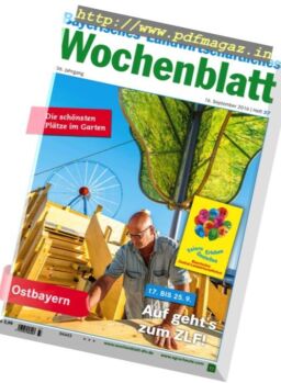 Bayerisches Landwirtschaftliches Wochenblatt – 16 September 2016