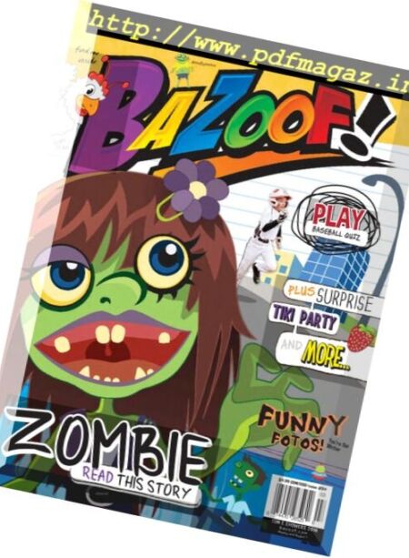 Bazoof! – Issue 54, Sun & Showers 2016 Cover