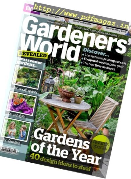 BBC Gardeners’ World – November 2016 Cover