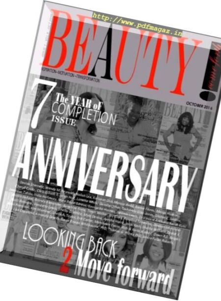 Beauty Come forth – October 2016 Cover