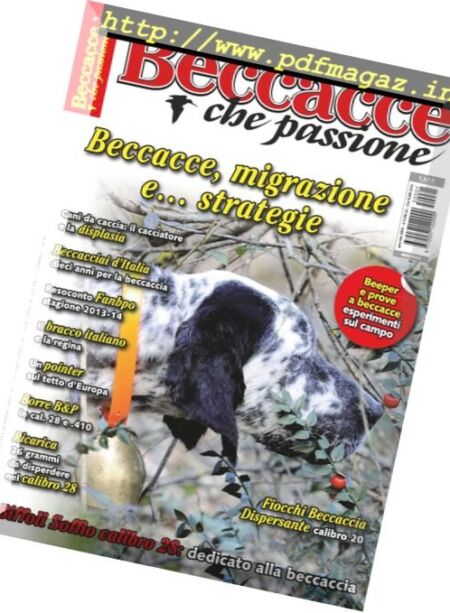 Beccacce Che Passione – Gennaio-Febbraio 2015 Cover