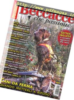 Beccacce Che Passione – Luglio-Agosto 2016