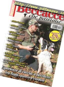 Beccacce Che Passione – Settembre-Ottobre 2015