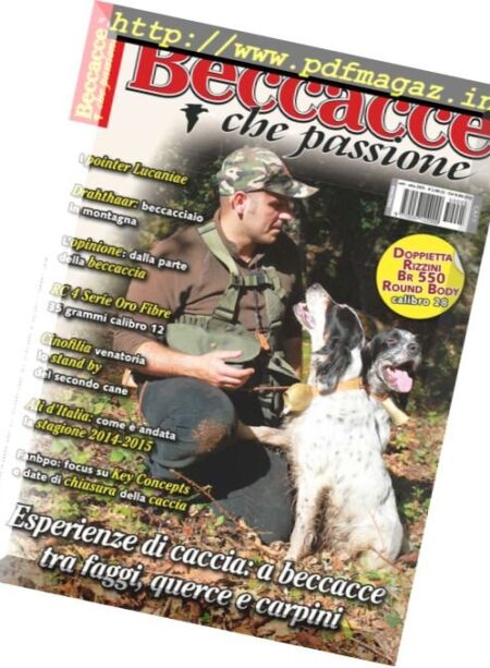 Beccacce Che Passione – Settembre-Ottobre 2015 Cover
