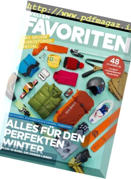 Bergwelten Favoriten – Sonderheft Ausrustung Germany 2016-2017 Cover