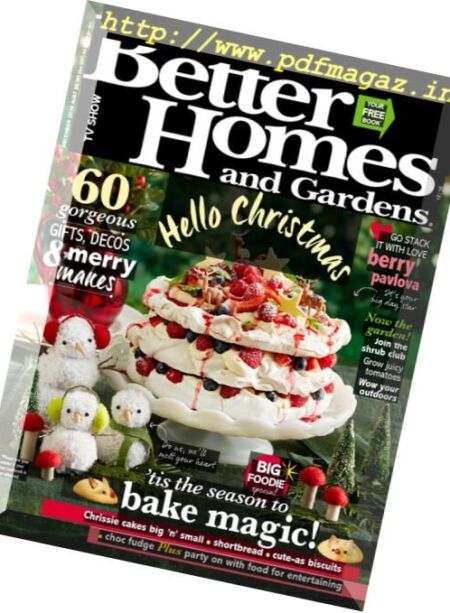 Better Homes and Gardens Australia – December 2016 Cover
